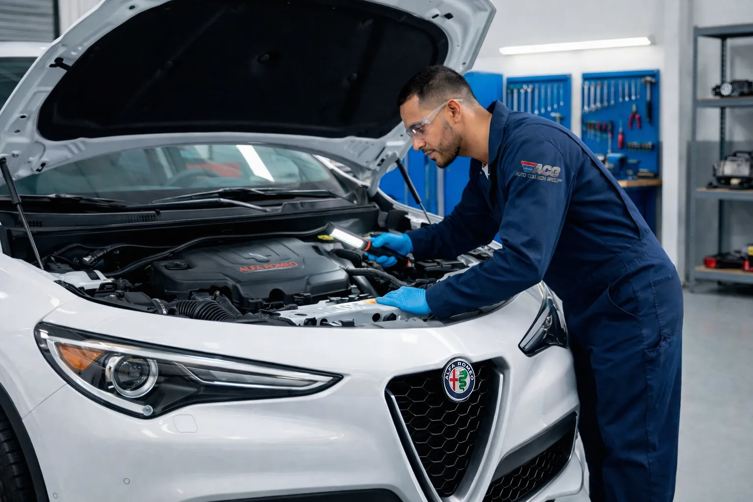 ALFA ROMEO certified collision repair process