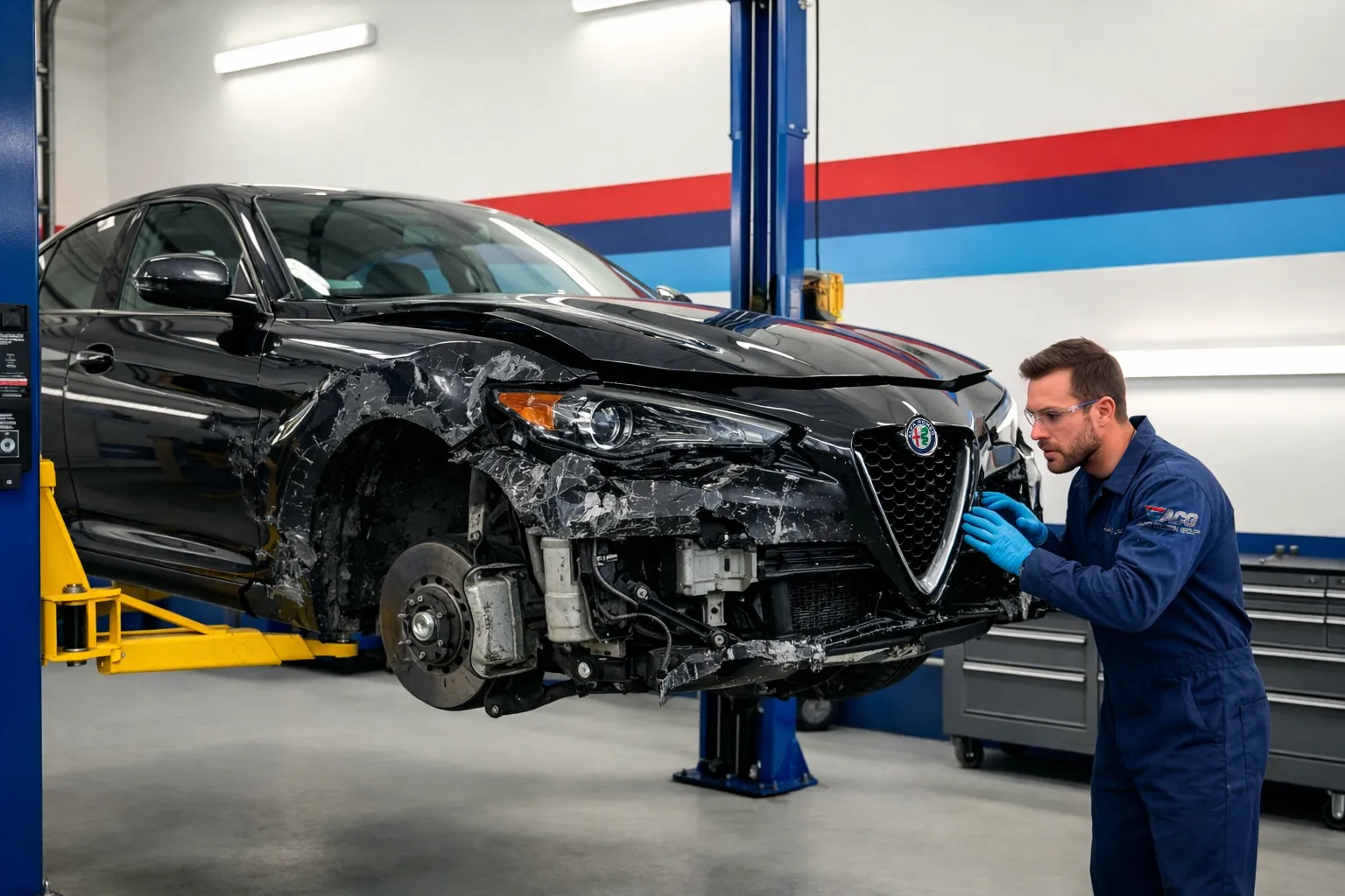 ALFA ROMEO approved repair equipment
