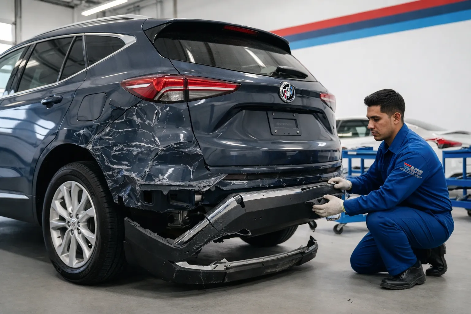 BUICK certified collision repair process