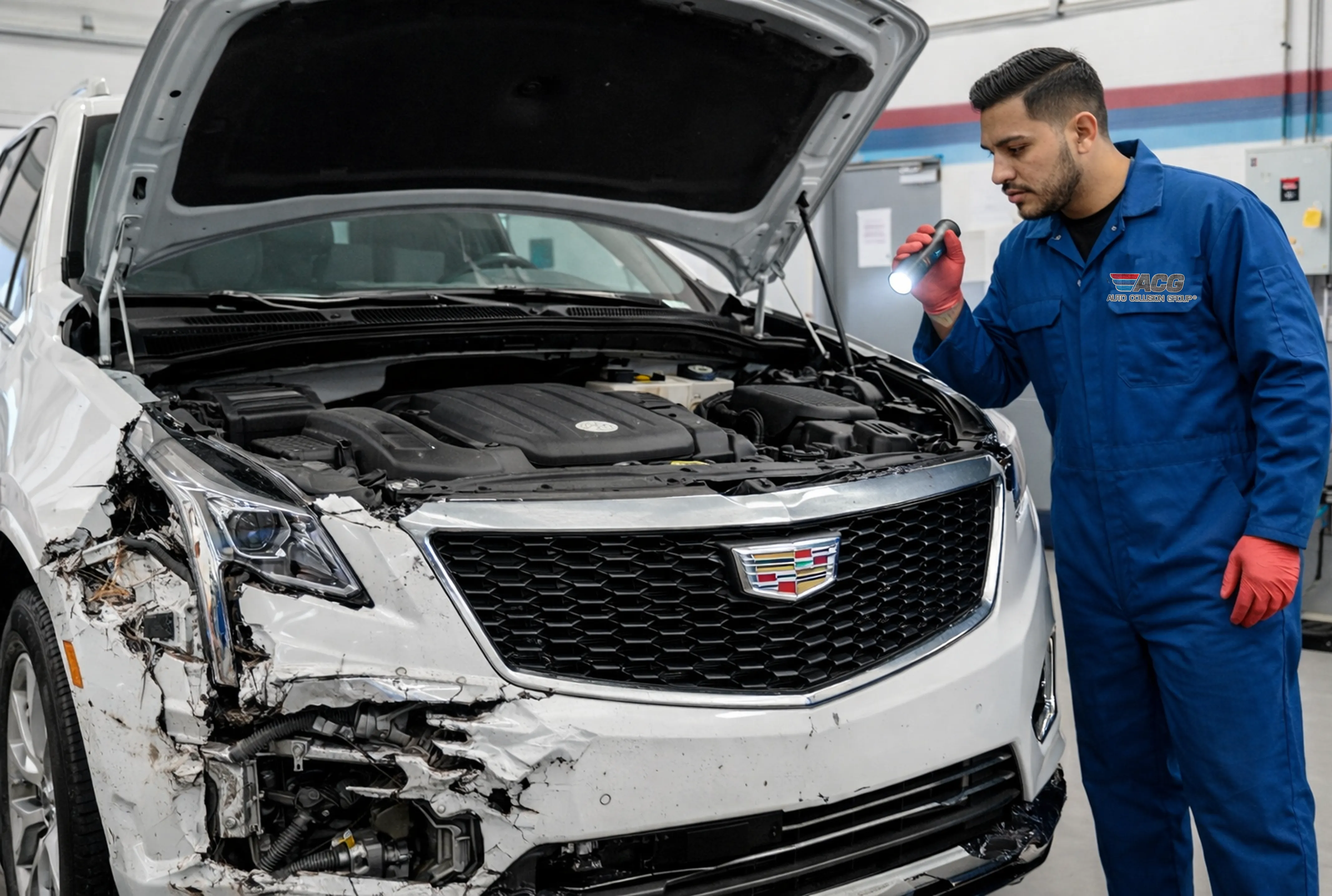 CADILLAC certified collision repair process