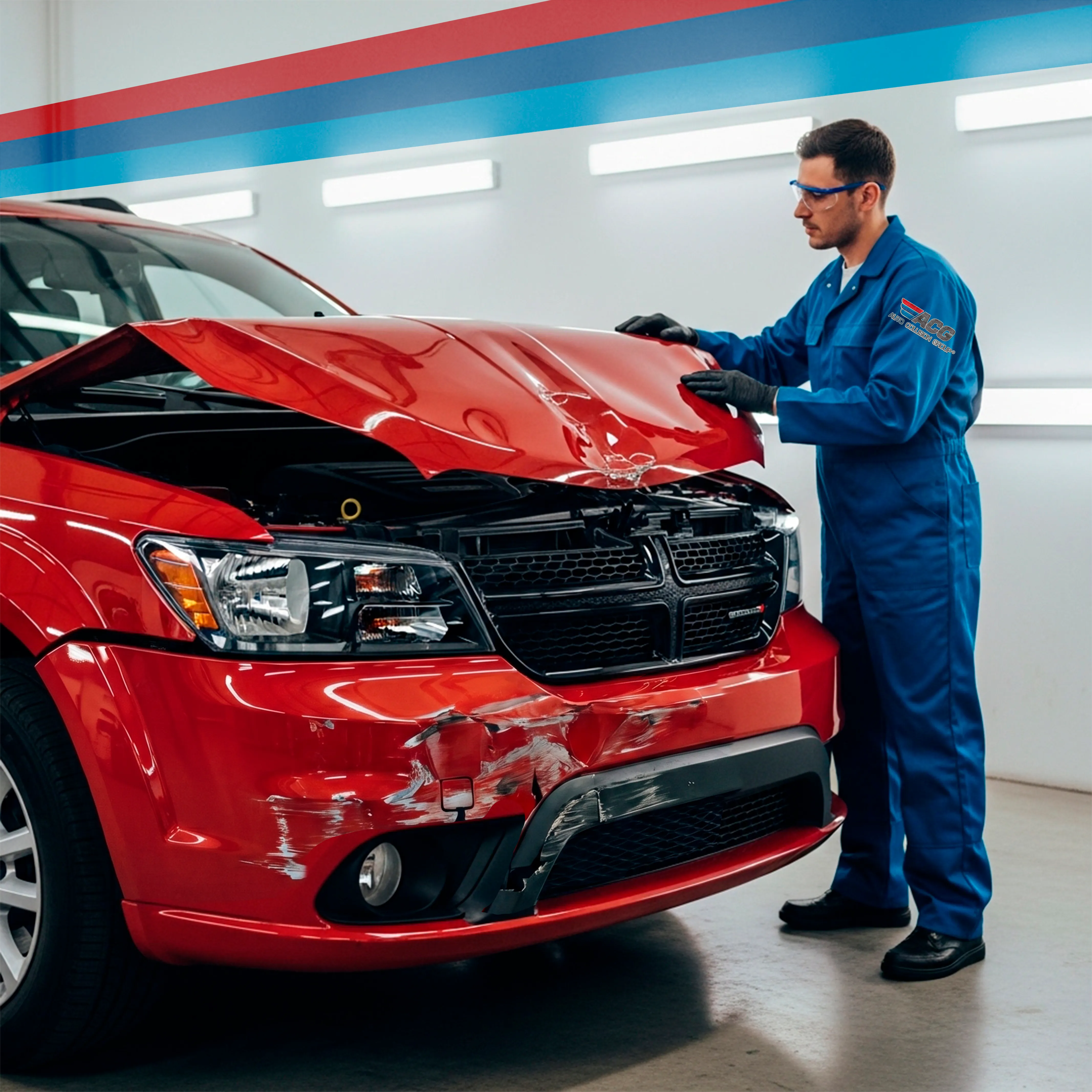 DODGE certified collision repair process