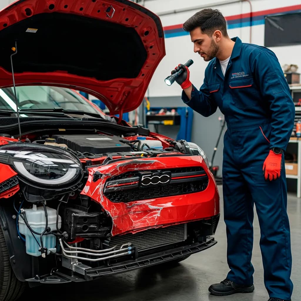FIAT certified collision repair process