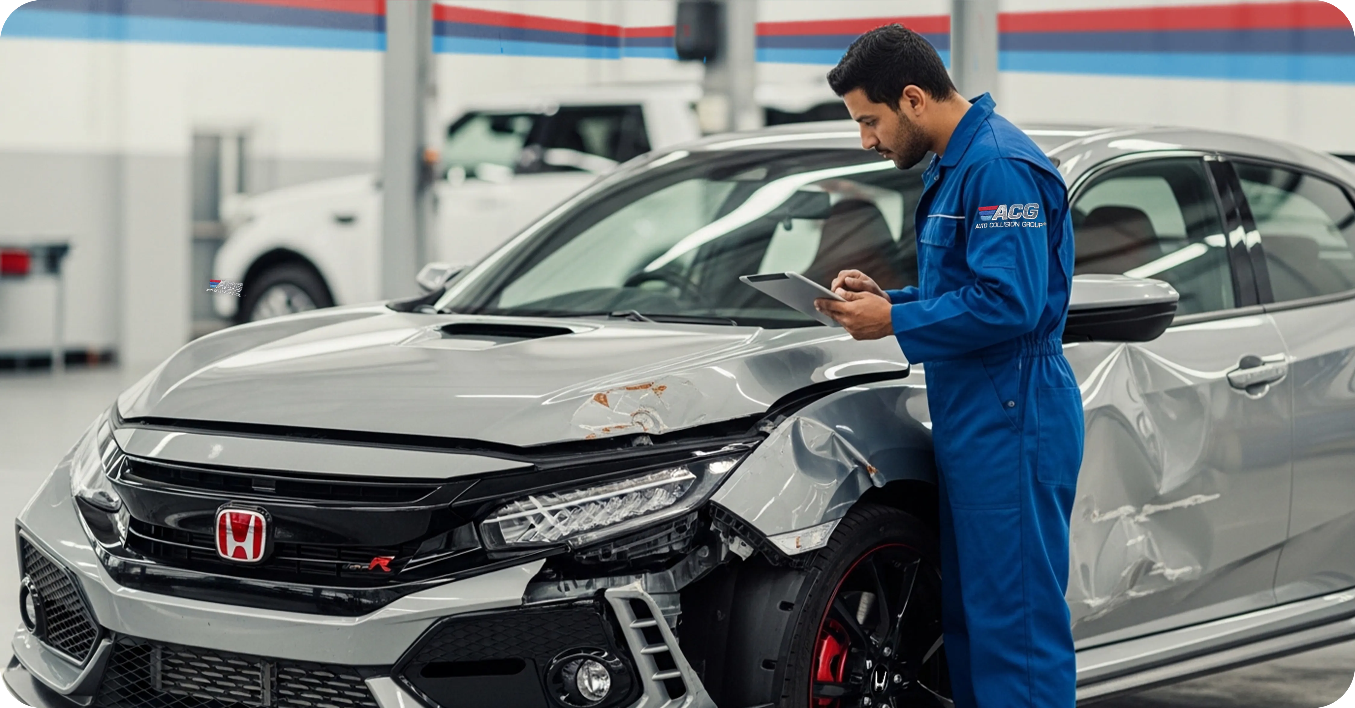HONDA certified collision repair process