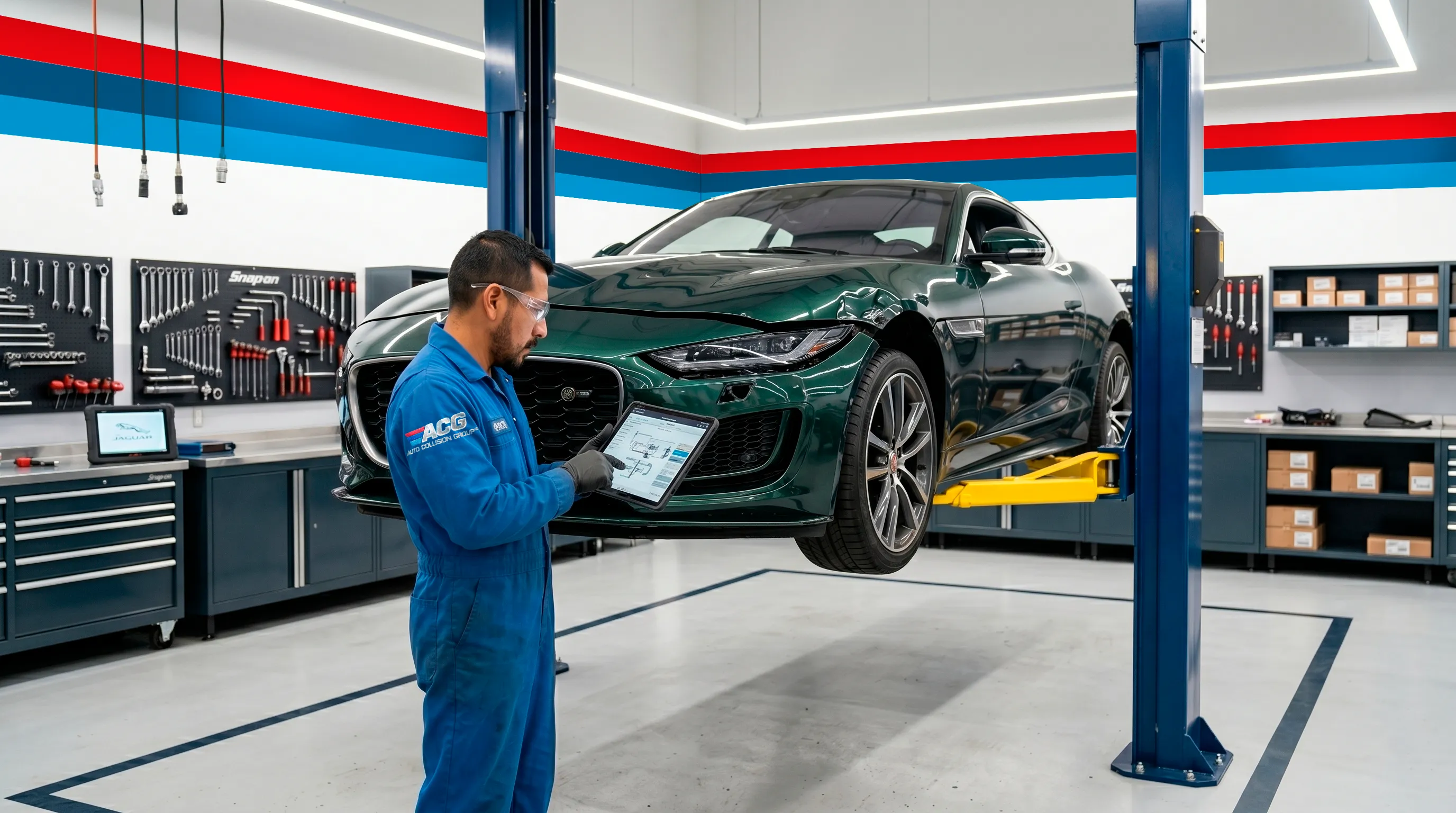 JAGUAR approved repair equipment