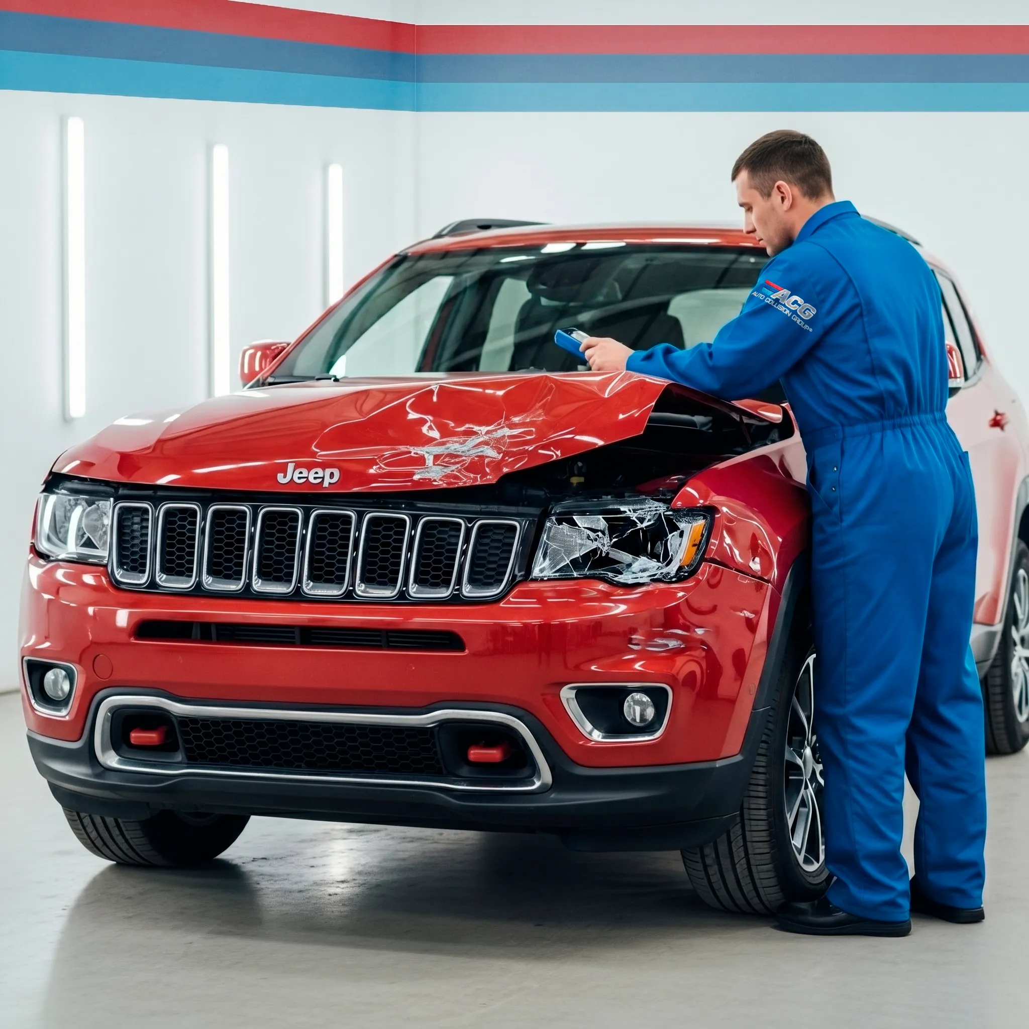 JEEP approved repair equipment