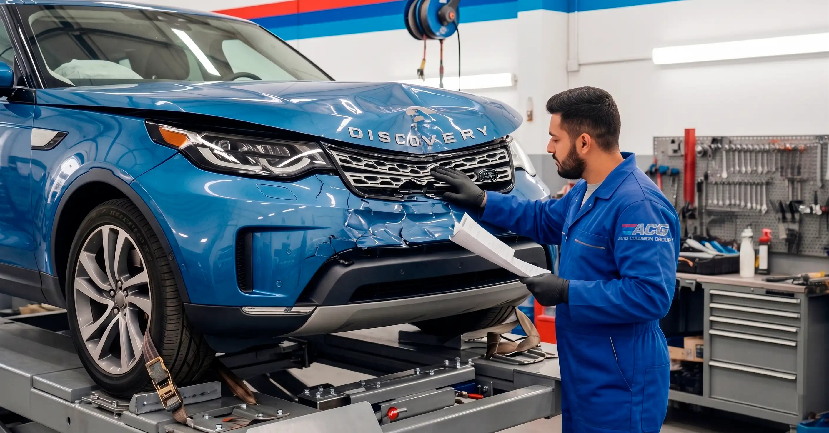 LAND ROVER approved repair equipment
