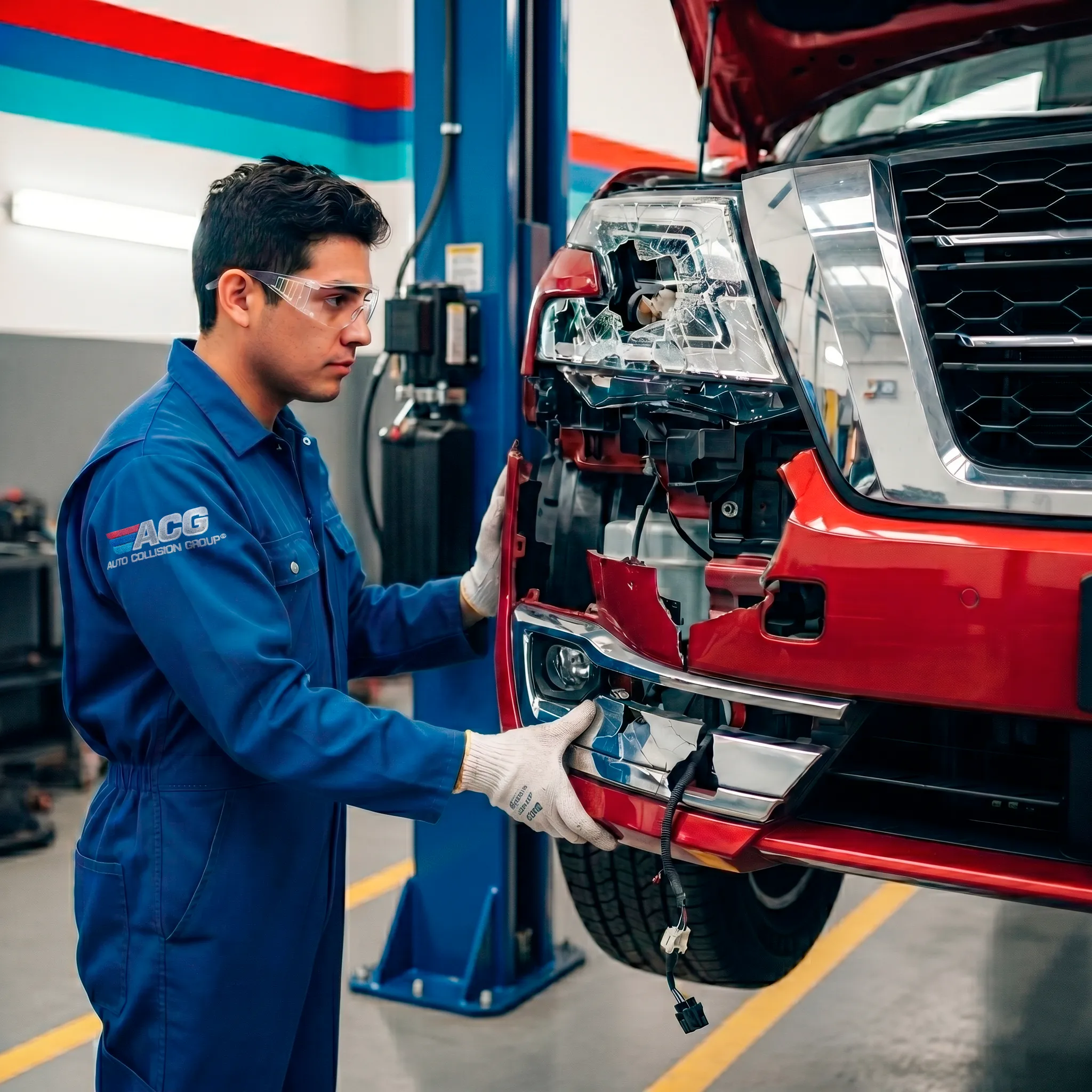 NISSAN certified collision repair process