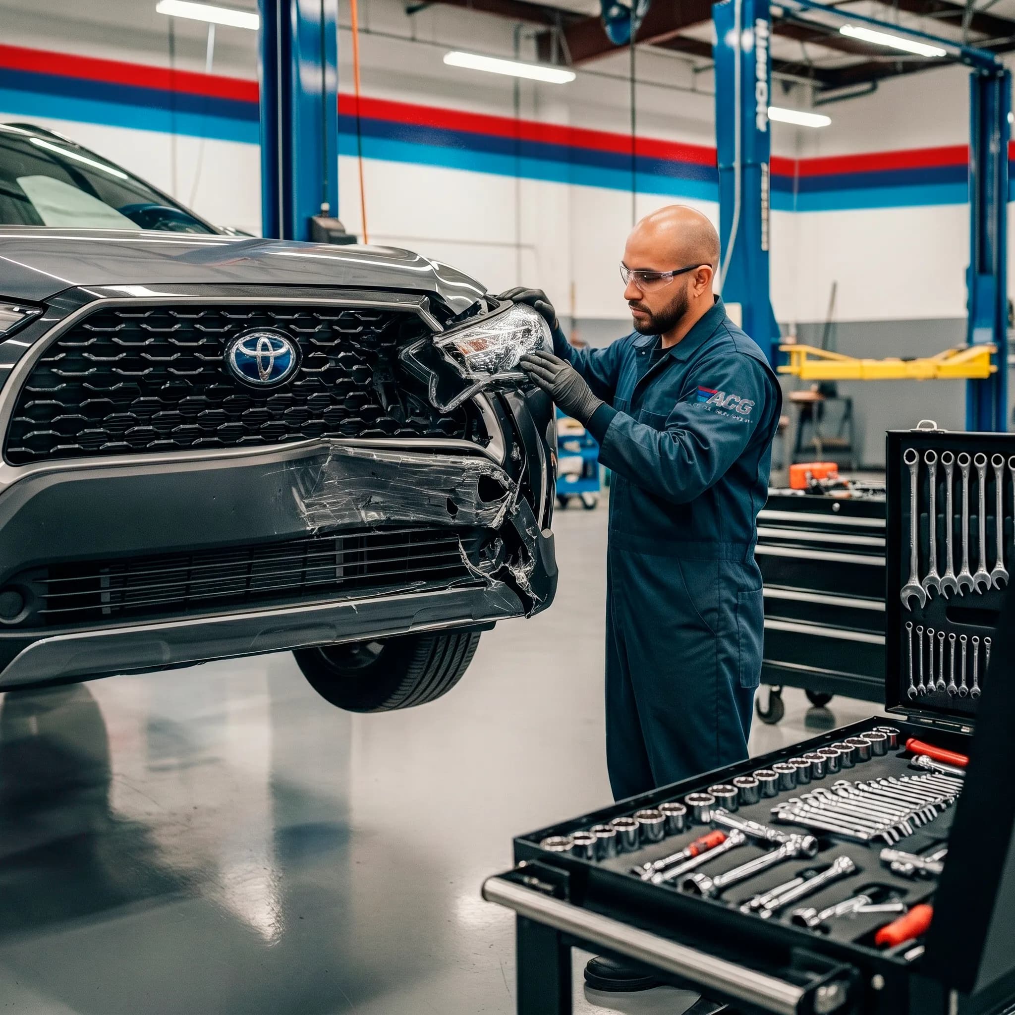 TOYOTA approved repair equipment