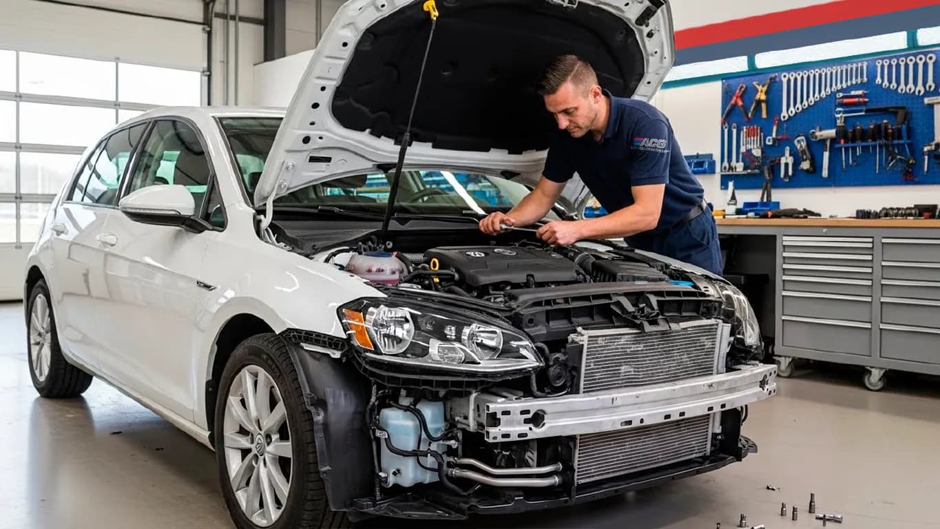 VOLKSWAGEN certified collision repair process