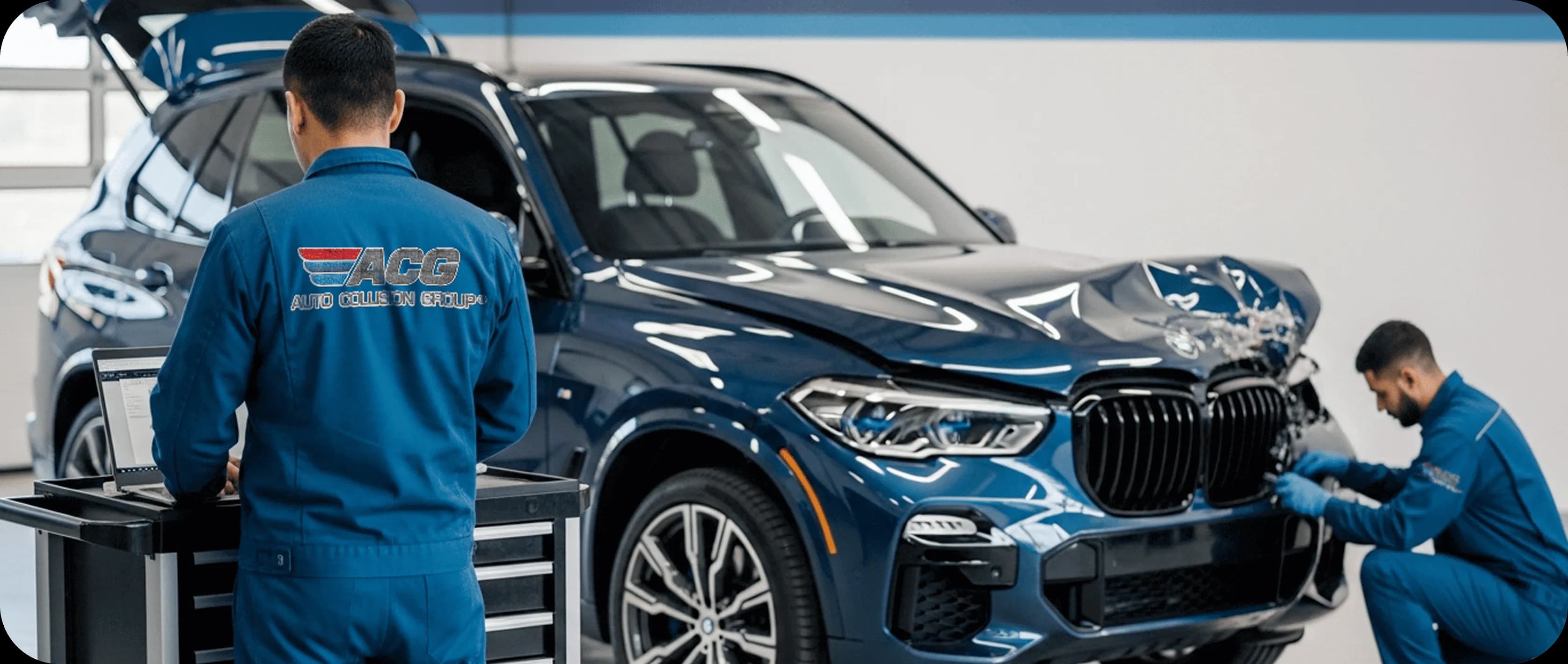 BMW approved repair equipment