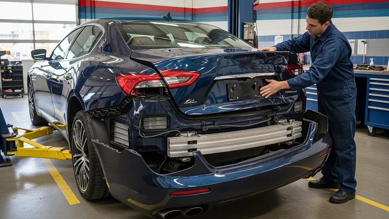 MASERATI certified collision repair process