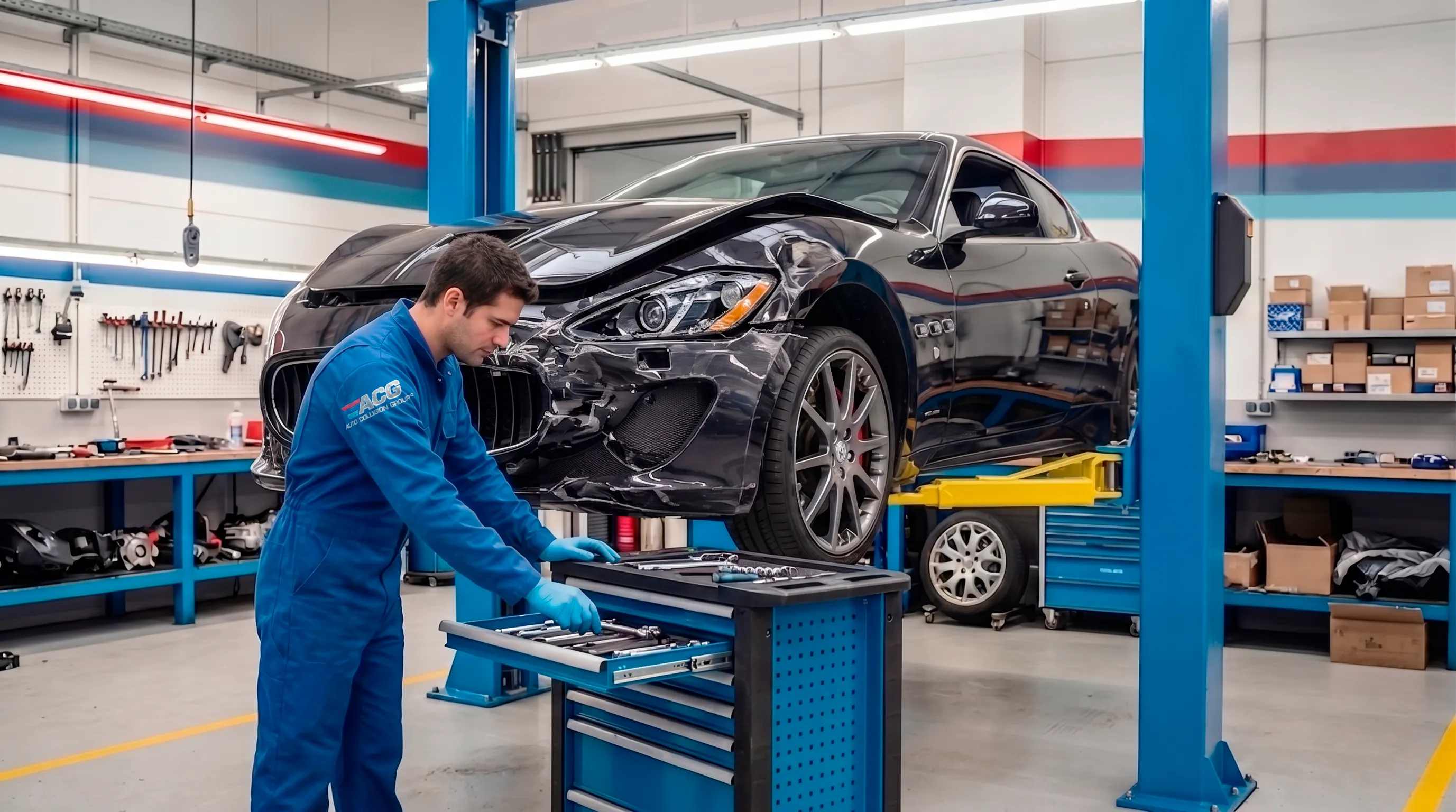 MASERATI approved repair equipment
