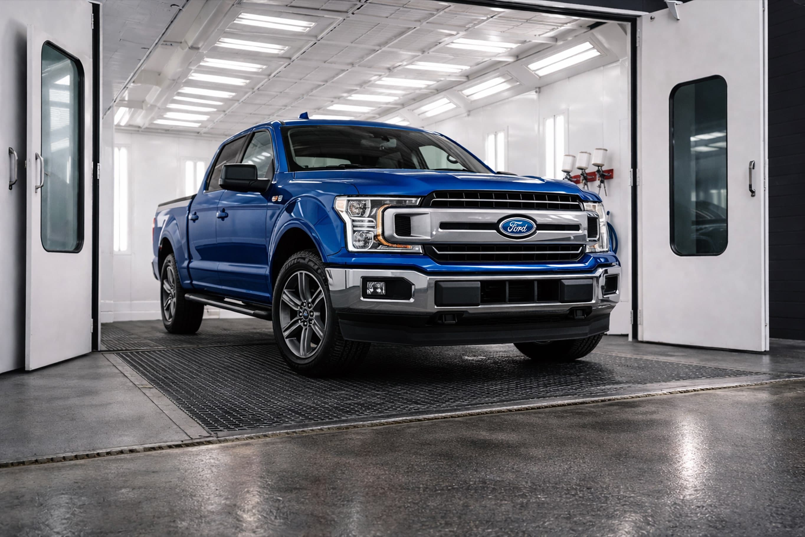 Professional automotive paint refinishing at Auto Collision Group Fresno