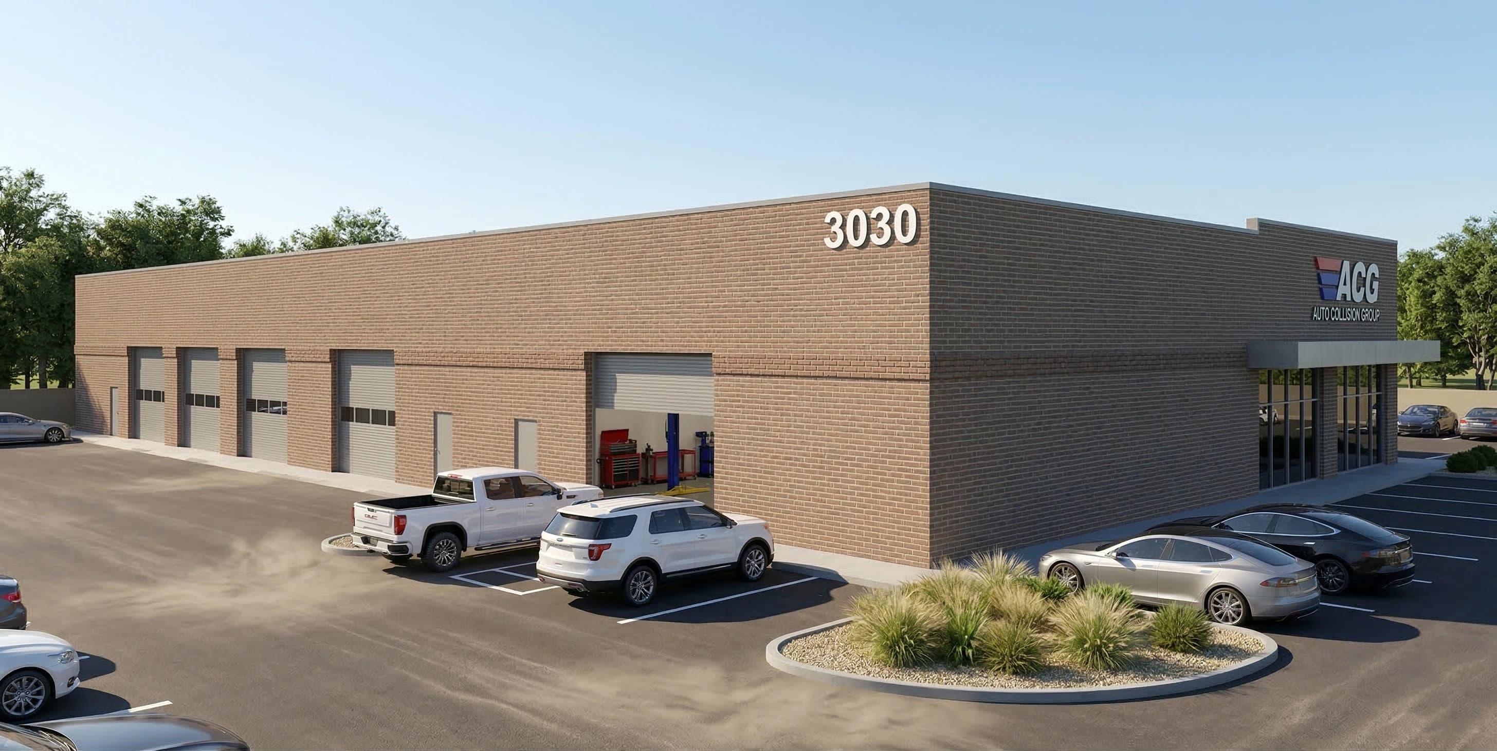 Auto Collision Group Fresno certified auto body shop exterior view