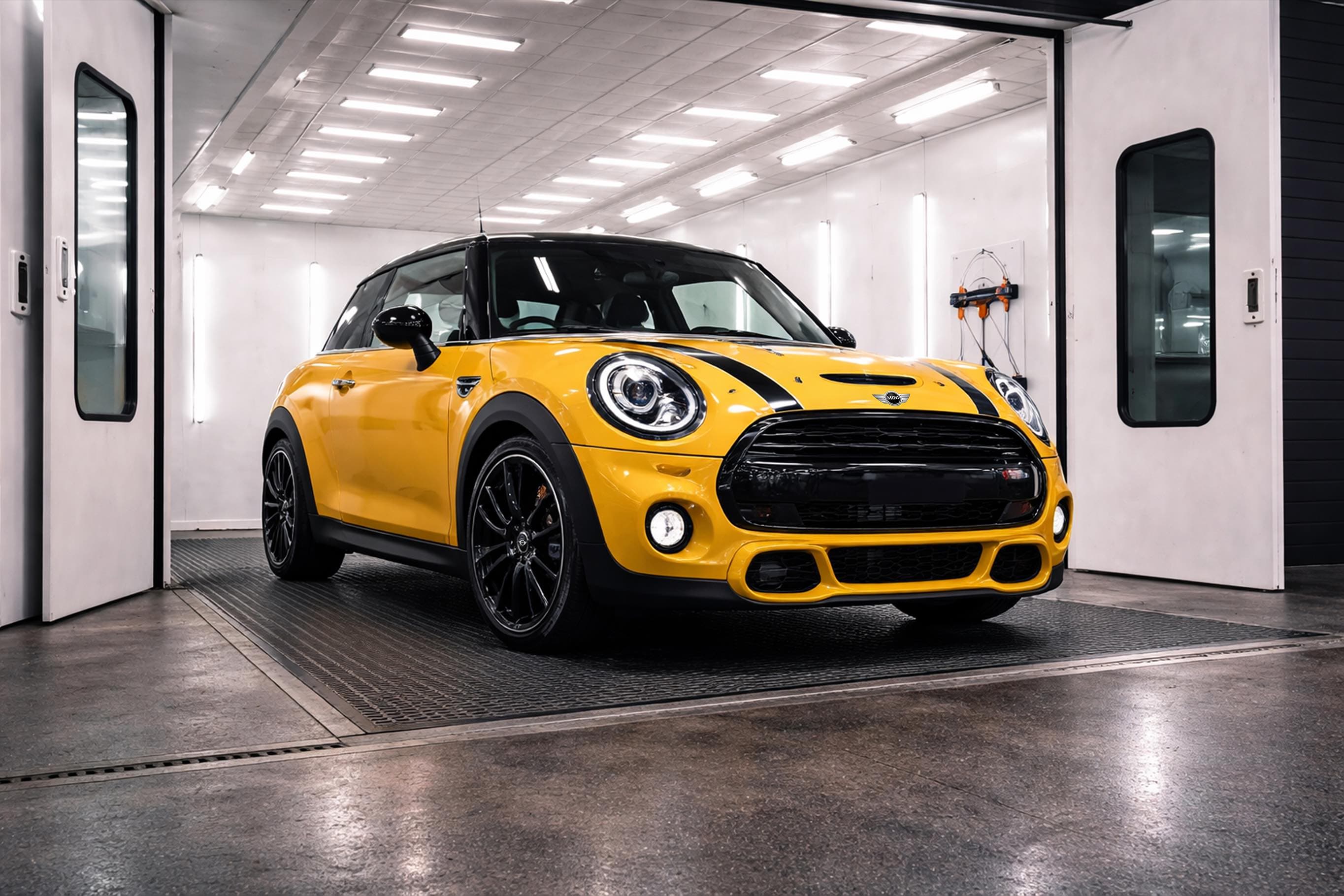 Professional automotive paint refinishing at Auto Collision Group Gardena
