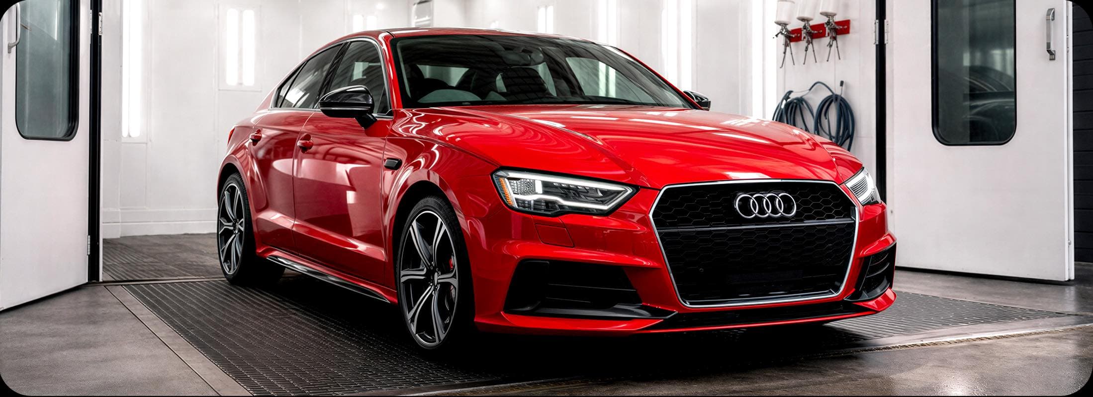 Repintado automotriz profesional en Auto Collision Group Santa Ana