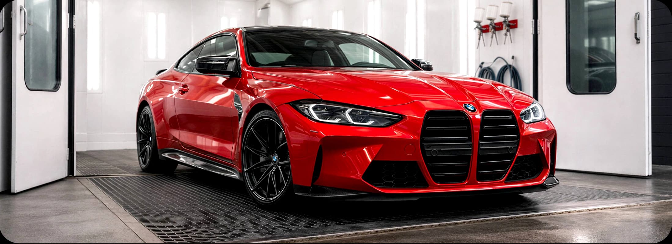 Repintado automotriz profesional en Auto Collision Group Whittier